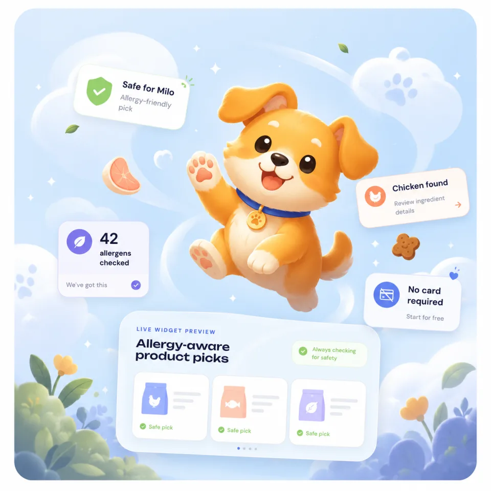 Chompick allergy-aware product picks preview